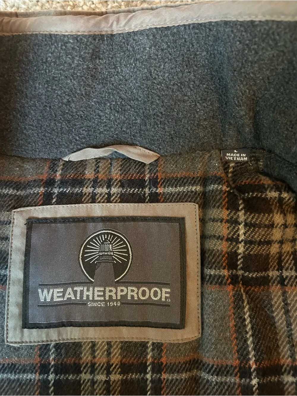 Men’s Taupe Khaki Puffer Bomber Jacket